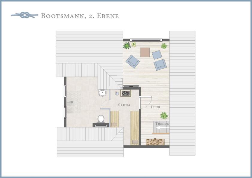Ferienwohnung Bootsmann 랑에오그 외부 사진